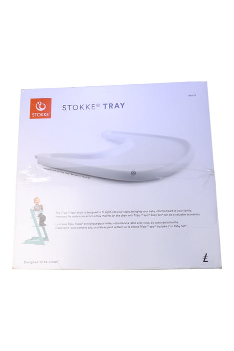 A White Placemats from Stokke in size O/S for neutral. (Front View)