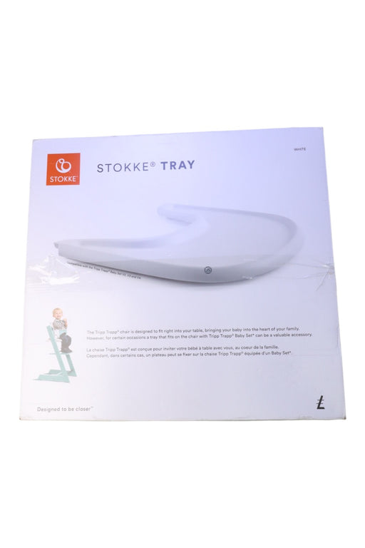 A White Placemats from Stokke in size O/S for neutral. (Front View)