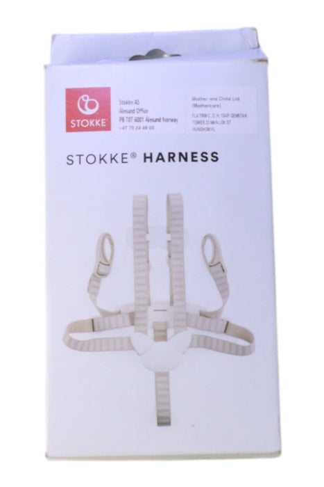 A White Baby Carriers from Stokke in size O/S for neutral. (Front View)
