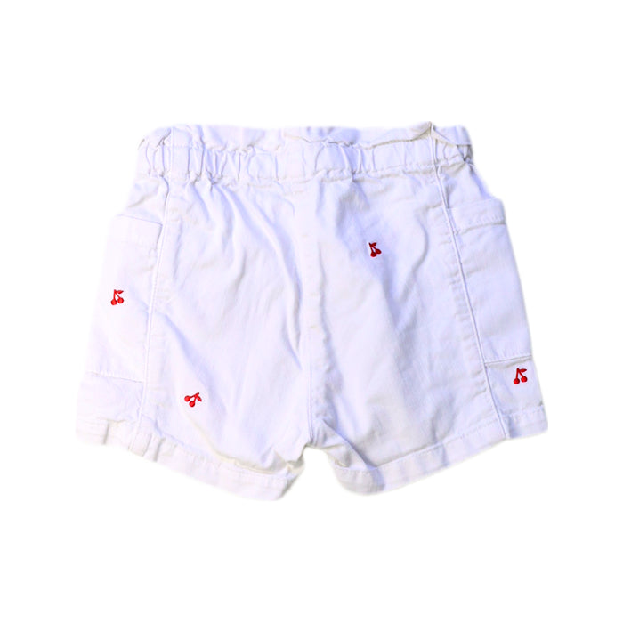 A White Shorts from Bonpoint in size 12-18M for girl. (Back View)
