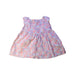 A Pink Sleeveless Dresses from Bonton in size 4T for girl. (Back View)
