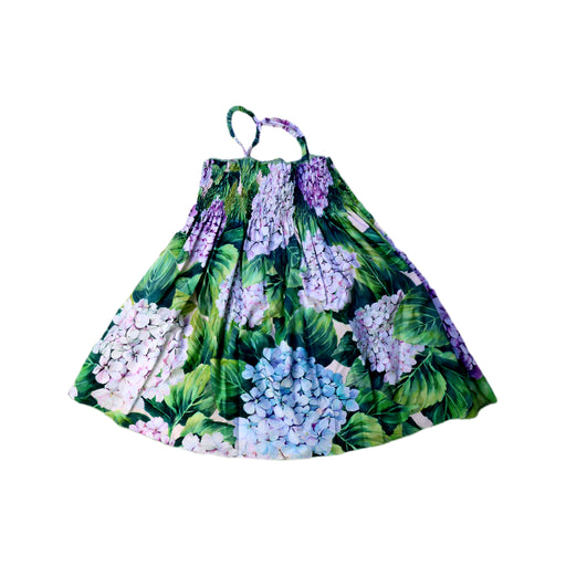 A Green Sleeveless Dresses from Dolce & Gabbana in size 2T for girl. (Front View)