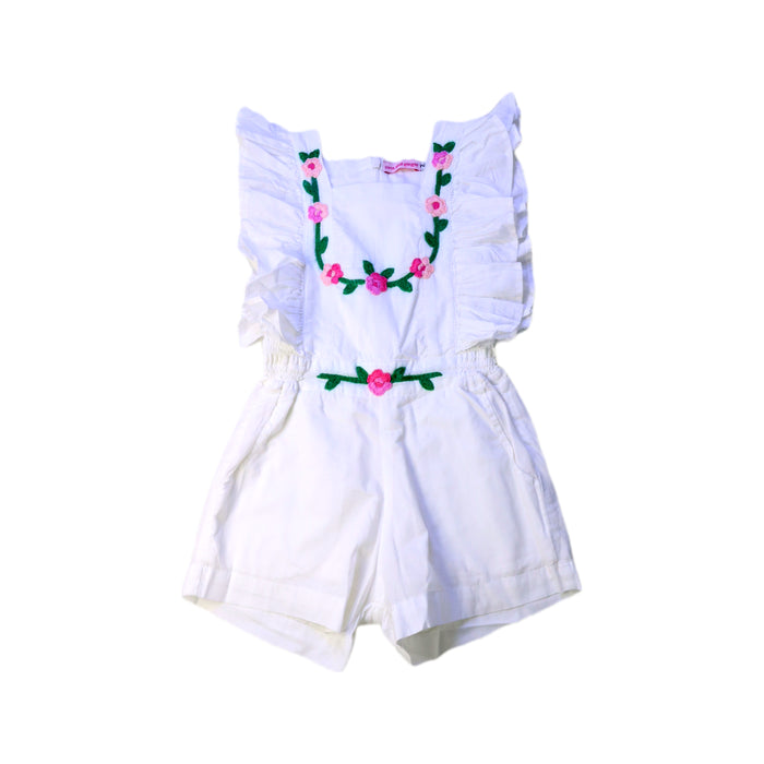 A White Sleeveless Rompers from Coco and Ginger in size 2T for girl. (Front View)