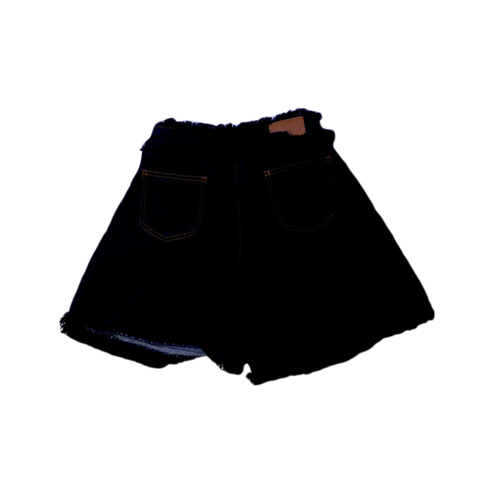 A Navy Shorts from Chloe in size 6T for girl. (Back View)
