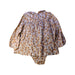 A Beige Long Sleeve Rompers from Konges Sløjd in size 3T for girl. (Back View)