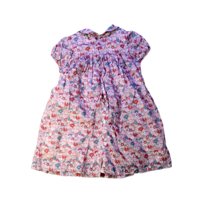 A Pink Short Sleeve Dresses from Bonpoint in size 3T for girl. (Back View)