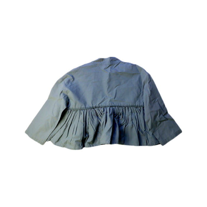 A Green Lightweight Jackets from Claudine in size 3T for girl. (Back View)