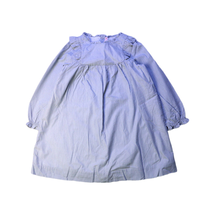 A Blue Long Sleeve Dresses from Bonpoint in size 3T for girl. (Front View)