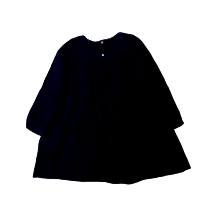 A Navy Long Sleeve Dresses from Bonpoint in size 3T for girl. (Back View)
