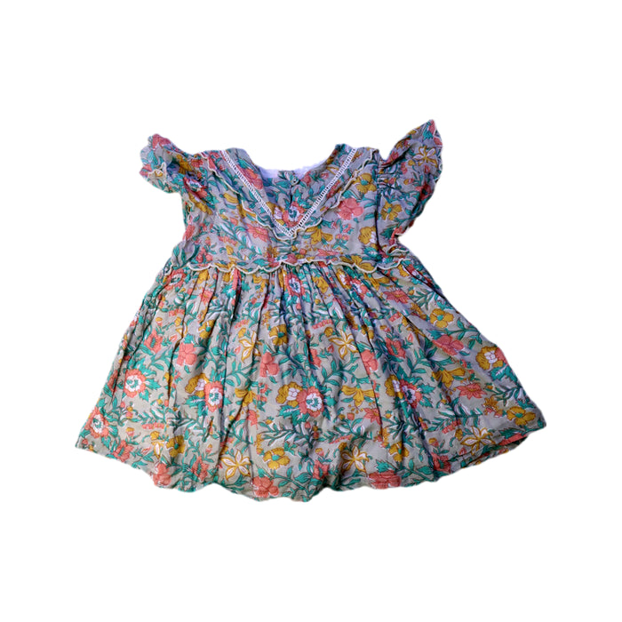 A Multicolour Sleeveless Dresses from Louise Misha in size 12-18M for girl. (Front View)