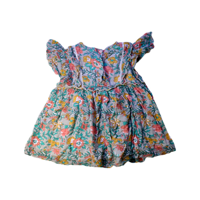 A Multicolour Sleeveless Dresses from Louise Misha in size 12-18M for girl. (Back View)