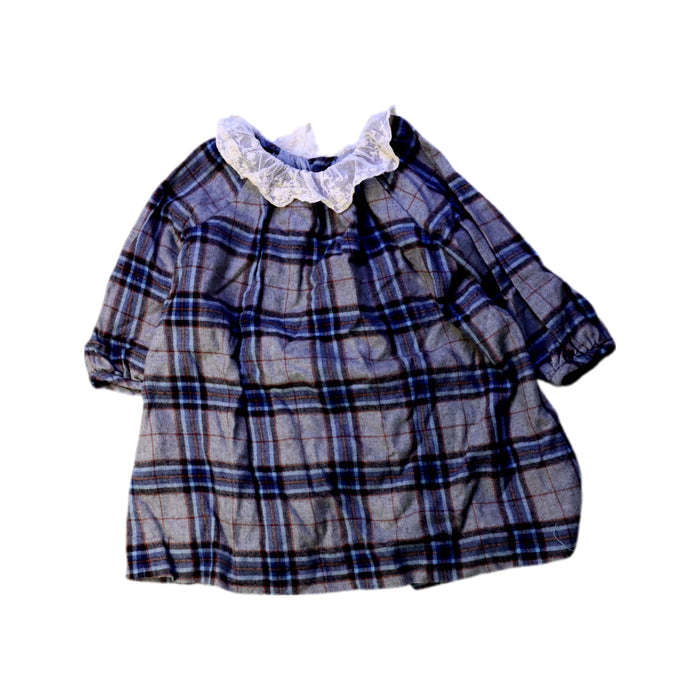 A Blue Long Sleeve Dresses from Bonpoint in size 12-18M for girl. (Front View)