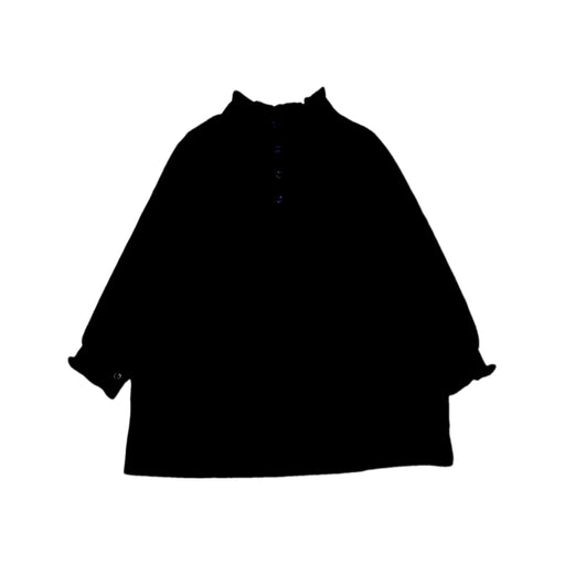 A Black Long Sleeve Shirts from Bonpoint in size 4T for girl. (Front View)