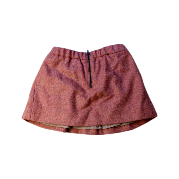 A Brown Short Skirts from Bonpoint in size 3T for girl. (Back View)