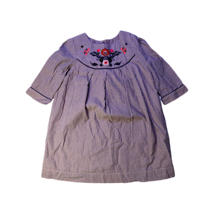 A Blue Long Sleeve Dresses from Bonpoint in size 4T for girl. (Front View)