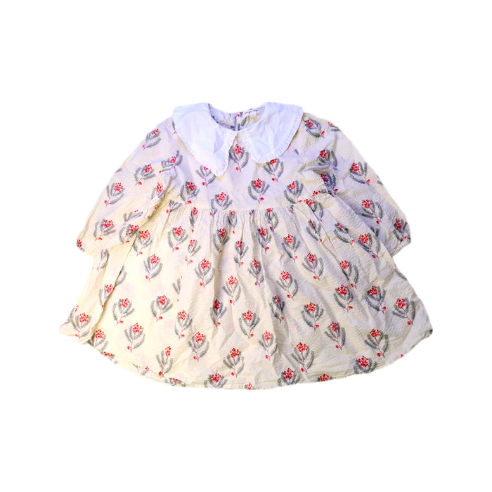 A White Short Sleeve Tops from Konges Sløjd in size 4T for girl. (Front View)