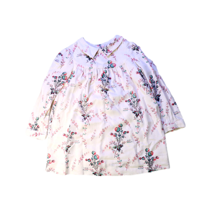 A White Short Sleeve Dresses from Bonpoint in size 4T for girl. (Front View)