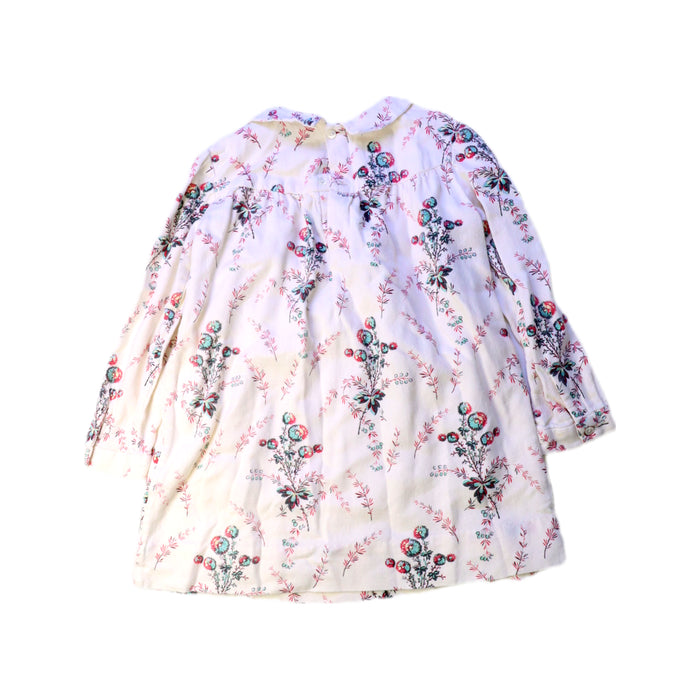 A White Short Sleeve Dresses from Bonpoint in size 4T for girl. (Back View)