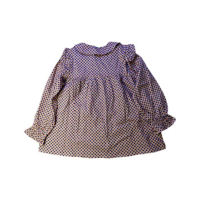 A Beige Short Sleeve Tops from Tang'Roulou in size 6T for girl. (Back View)