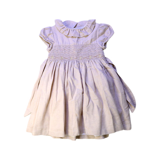 A Beige Short Sleeve Dresses from Lily Rose in size 4T for girl. (Front View)