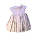 A Beige Short Sleeve Dresses from Lily Rose in size 4T for girl. (Back View)