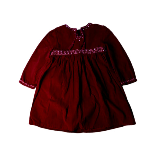 A Burgundy Long Sleeve Tops from Marie Puce in size 4T for girl. (Front View)