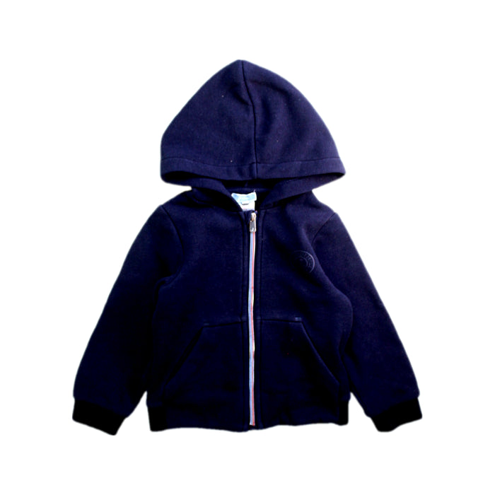 A Navy Lightweight Jackets from Jacadi in size 4T for boy. (Front View)