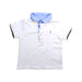 A White Short Sleeve Polos from Jacadi in size 18-24M for boy. (Front View)