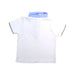 A White Short Sleeve Polos from Jacadi in size 18-24M for boy. (Back View)