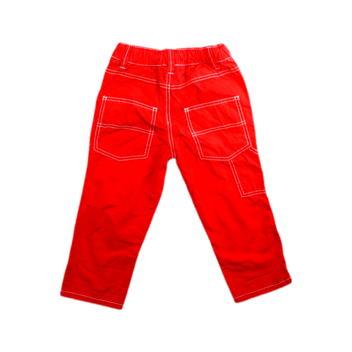 A Red Casual Pants from Jacadi in size 18-24M for boy. (Back View)