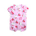 A Pink Short Sleeve Rompers from Peter Alexander in size 3-6M for girl. (Front View)