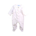 A White Onesies from Jacadi in size 0-3M for girl. (Front View)