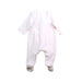 A White Onesies from Jacadi in size 0-3M for girl. (Back View)