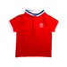 A Red Short Sleeve Polos from Jacadi in size 18-24M for boy. (Front View)
