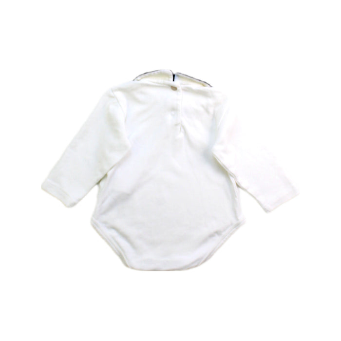A White Long Sleeve Bodysuits from Chicco in size 3-6M for boy. (Back View)