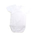 A White Short Sleeve Bodysuits from Petit Bateau in size 3-6M for neutral. (Back View)