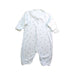 A White Onesies from Petit Bateau in size 0-3M for boy. (Back View)