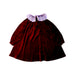 A Burgundy Long Sleeve Dresses from Konges Sløjd in size 12-18M for girl. (Back View)
