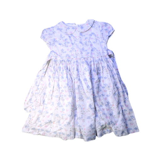 A White Short Sleeve Dresses from Confiture in size 5T for girl. (Front View)