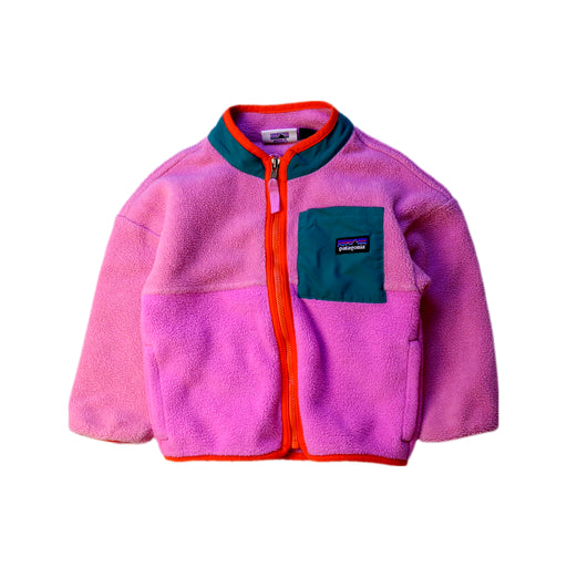 A Pink Lightweight Jackets from Patagonia in size 2T for girl. (Front View)