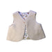 A Ivory Dress Up Vests from Benebene in size 4T for girl. (Front View)