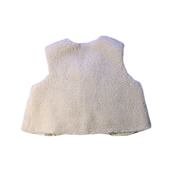A Ivory Dress Up Vests from Benebene in size 4T for girl. (Back View)