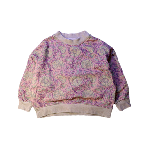 A Pink Crewneck Sweatshirts from Louise Misha in size 4T for girl. (Front View)