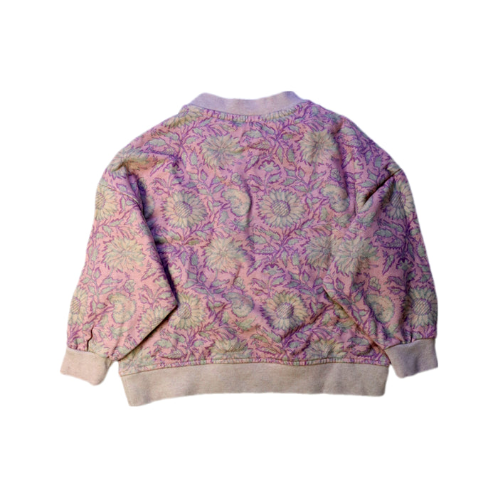 A Pink Crewneck Sweatshirts from Louise Misha in size 4T for girl. (Back View)