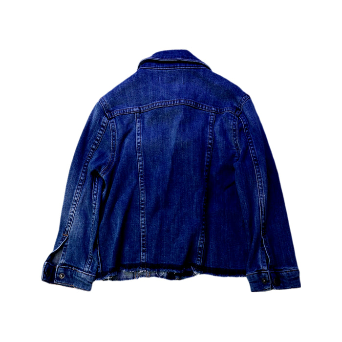 A Blue Lightweight Jackets from DL1961 in size 4T for girl. (Back View)