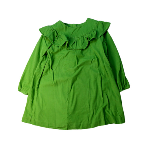 A Green Long Sleeve Dresses from Jacadi in size 4T for girl. (Front View)
