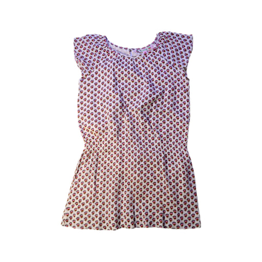 A Red Sleeveless Dresses from Bonpoint in size 4T for girl. (Front View)