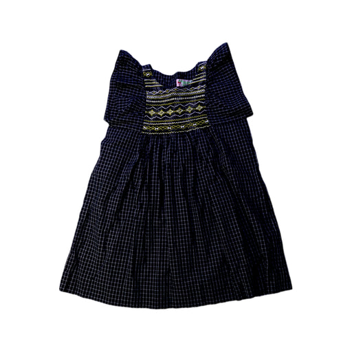 A Navy Long Sleeve Dresses from Bonpoint in size 3T for girl. (Front View)