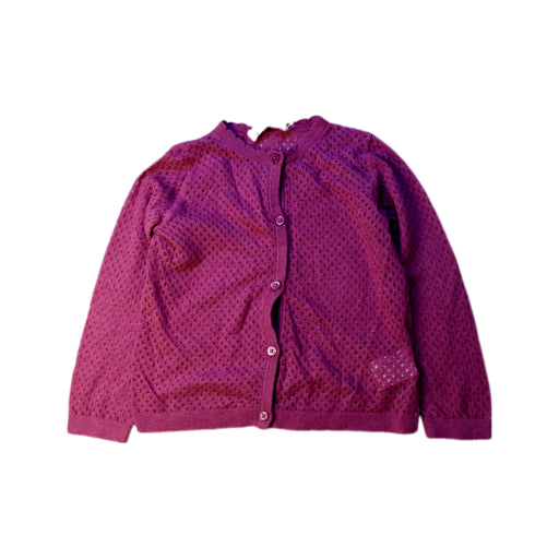 A Purple Cardigans from Bonpoint in size 3T for girl. (Front View)