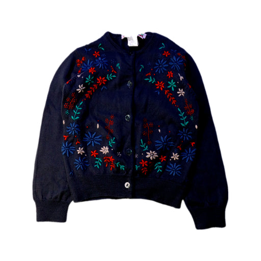 A Blue Cardigans from Bonpoint in size 4T for girl. (Front View)